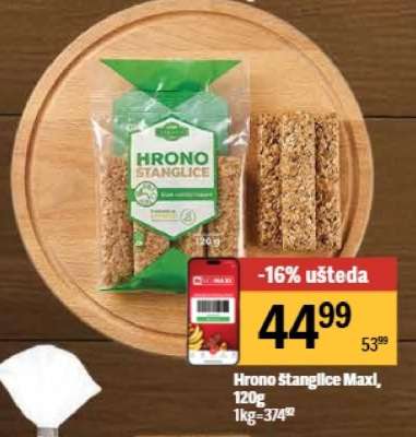 Hrono štanglice Maxi, 120g