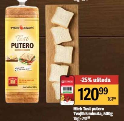 Hleb Tost putero