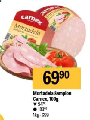 Mortadela šamplon Carnex, 100g