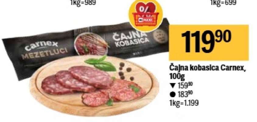 ČAJNA KOBASICA Carnex 100g
