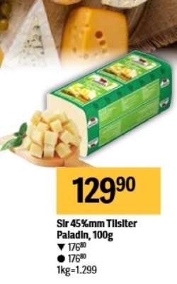 Sýr 45%mm Tilsiter Paladin, 100g