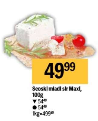 Seoski mladi sir Maxl, 100g
