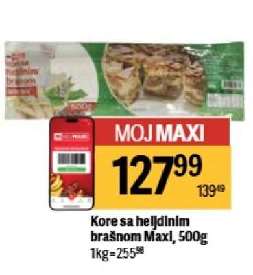 Kore sa heljdinim brašnom Maxi, 500g