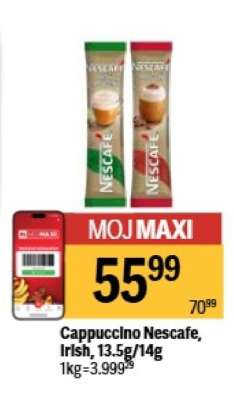 Cappuccino Nescafe, Irish, 13.5g/14g