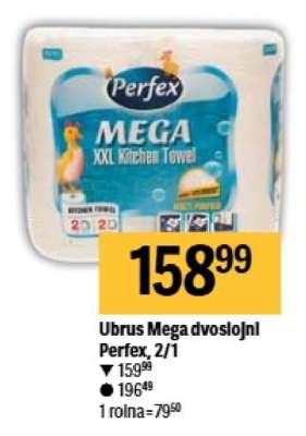 Ubrus Mega dvoslojni Perfex, 2/1