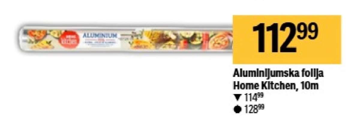 Aluminijumska folija Home Kitchen 10m
