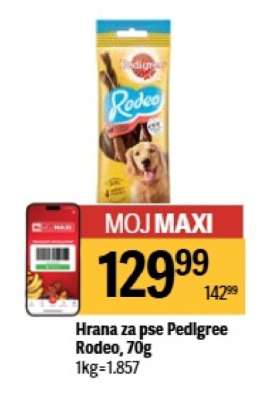 Hrana za pse Pedigree Rodeo 70g