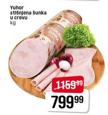 Yuhor stišnjena šunka u crevu