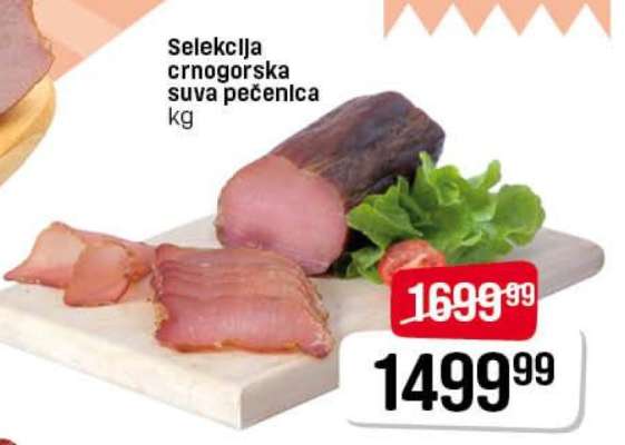 Selekcija crnogorska suva pečenica
