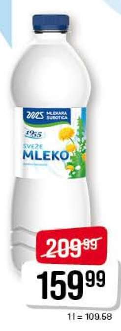 sveže mleko