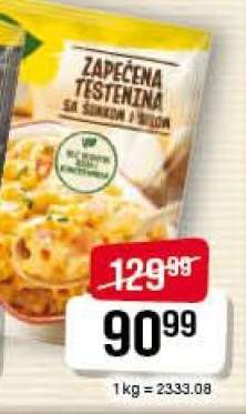 Zapečena Testenina sa Šunkom i Sirom