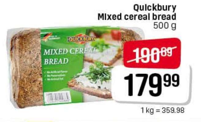 Quickbury Mixed Cereal Bread