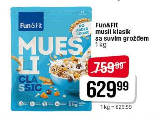 Fun&Fit Muesli Classic