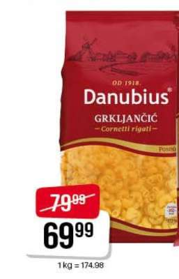 Danubius Grkljančić Cornetti Rigati