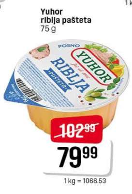 Yuhor riblja pašteta