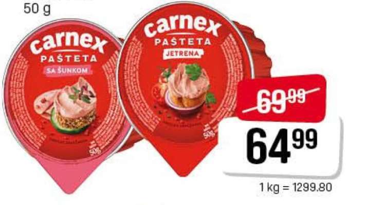 CARNEX PAŠTETA