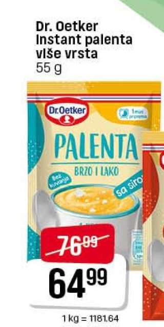 Dr.Oetker Instant palenta