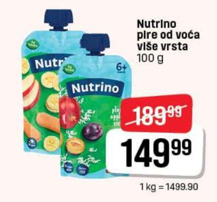 Nutrino pire od voća, više vrsta