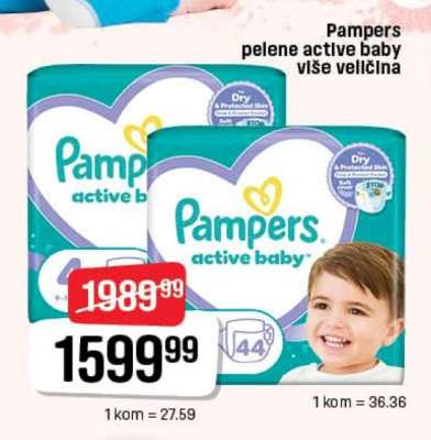 Pampers pelene active baby