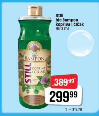 Still bio šampon kopriva i čičak