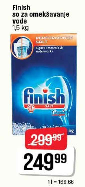 Finish so za omekšavanje vode