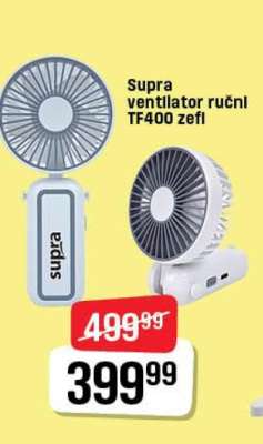 Supra ventilator ruční TF400 zefl