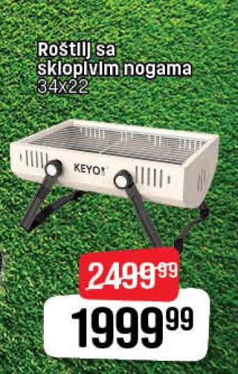 Roštilj sa sklopivim nogama