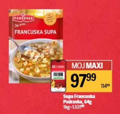 Supa Francuska Podravka, 64g