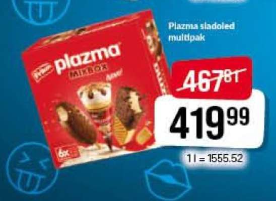 Plazma sladoled multipak