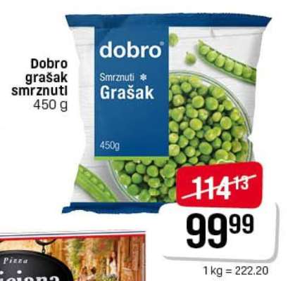 Dobro grašak smrznuti 450 g