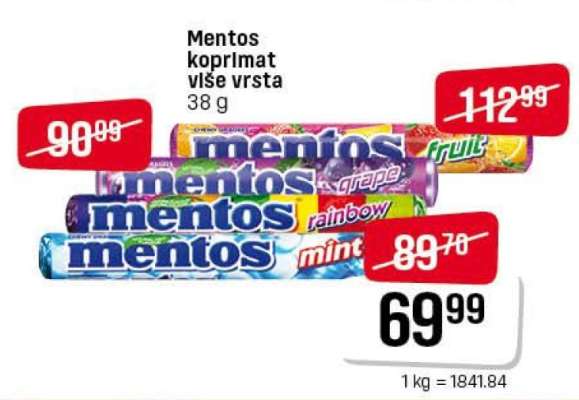 Mentos koprimat više vrsta