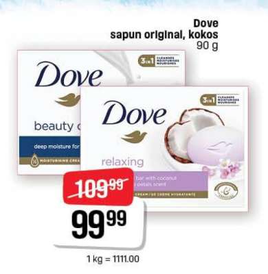 Dove sapun original, kokos