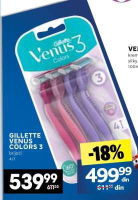 GILLETTE VENUS COLORS 3