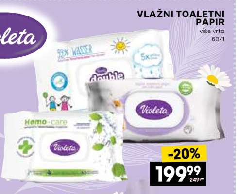 VLAŽNI TOALETNI PAPIR =