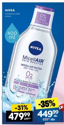 NIVEA Micelarna voda 400ml