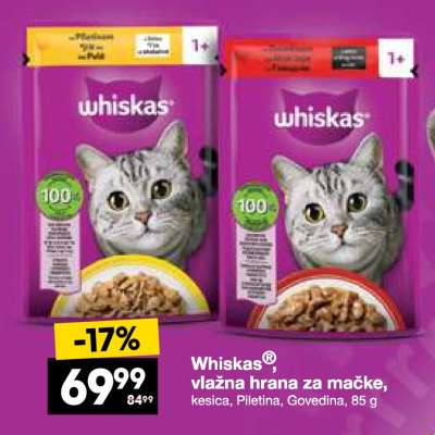 Whiskas®, vlažna hrana za mačke