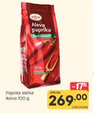 Paprika slatka Aleva 100 g