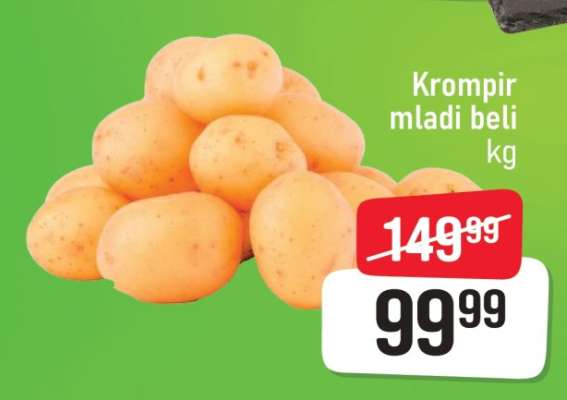 Krompir mladi beli
