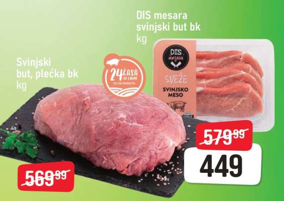 Svinjski but, plećka bk