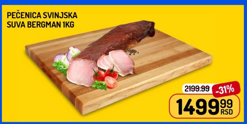Pečenica svinjska suva Bergman 1kg