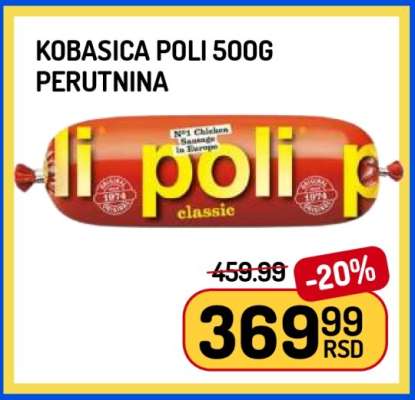 Kobasica Poli 500g Perutnina