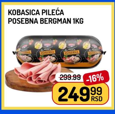 Kobasica Pileća Posebna Bergman 1kg