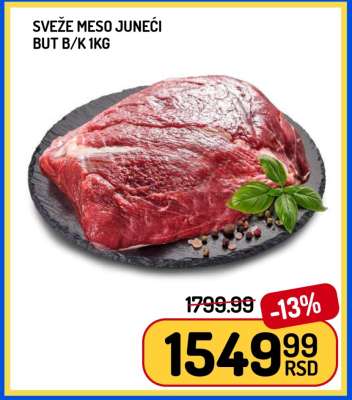 SVEŽE MESO JUNEĆI BUT B/K 1KG