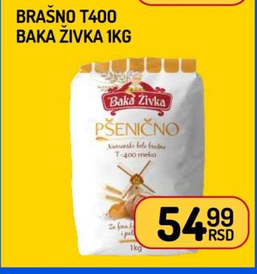 Brašno T400 Baka Živka 1kg