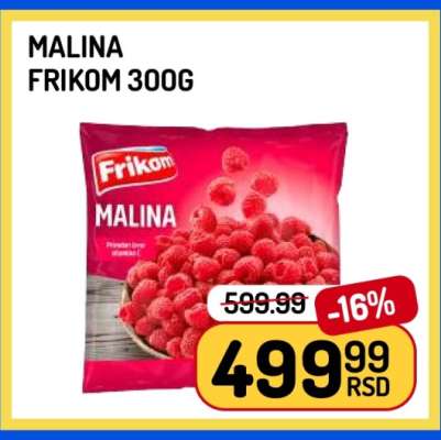 MALINA FRIKOM 300G