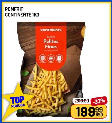 Pomfrit Continente 1kg