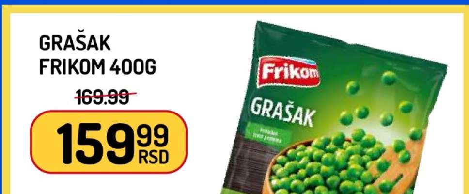 Grašak Frikom 400g