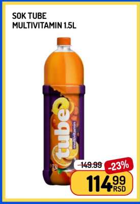 Sok Tube multivitamin 1.5l