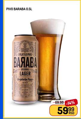 Pivo Baraba 0,5l