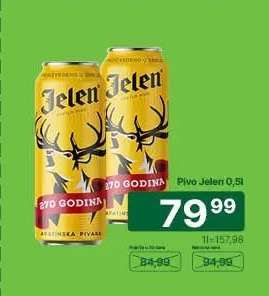 Pivo Jelen 0,5l